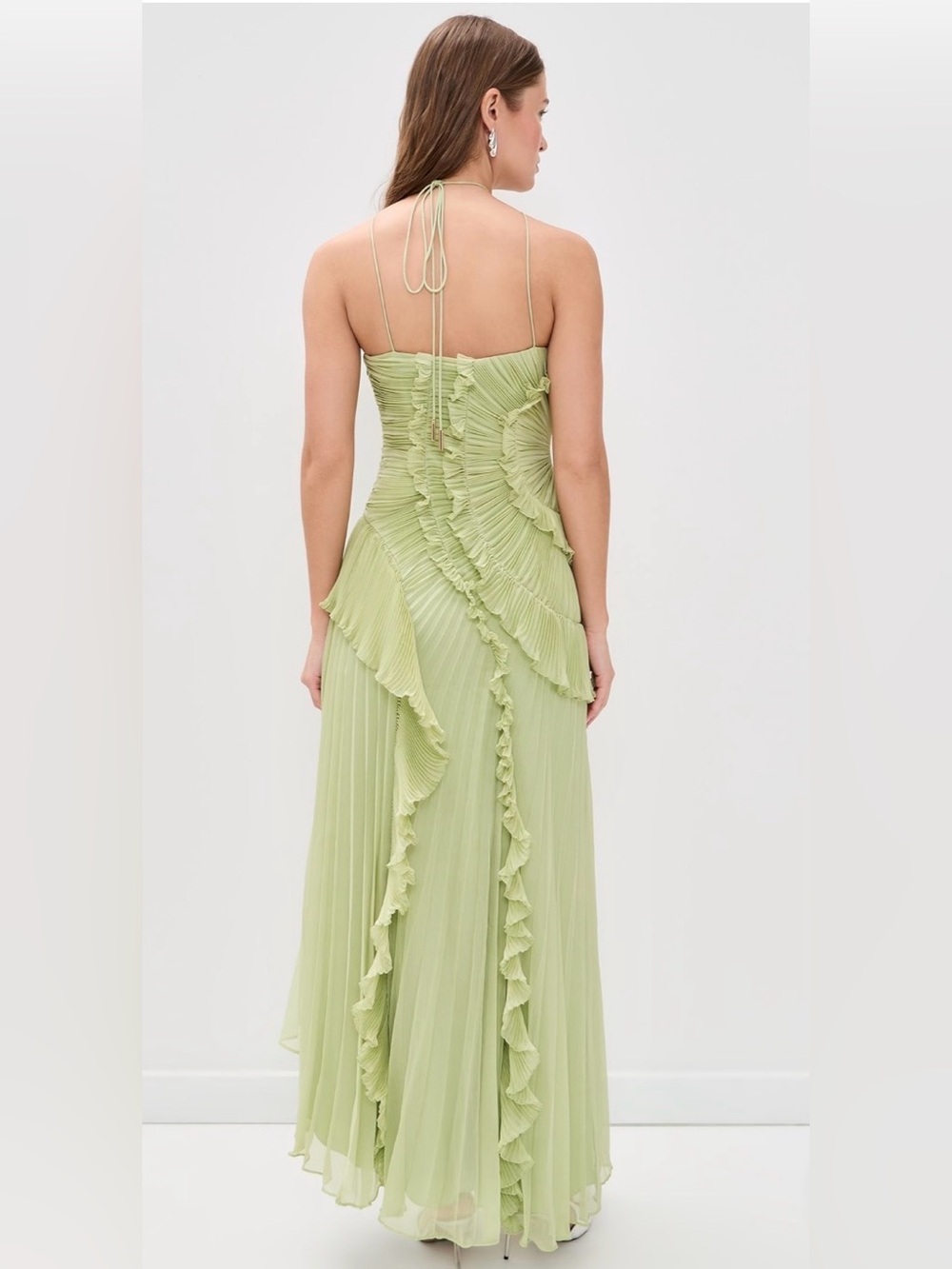 NWT Amur Lorelie Halter Gown - Picture 2 of 5